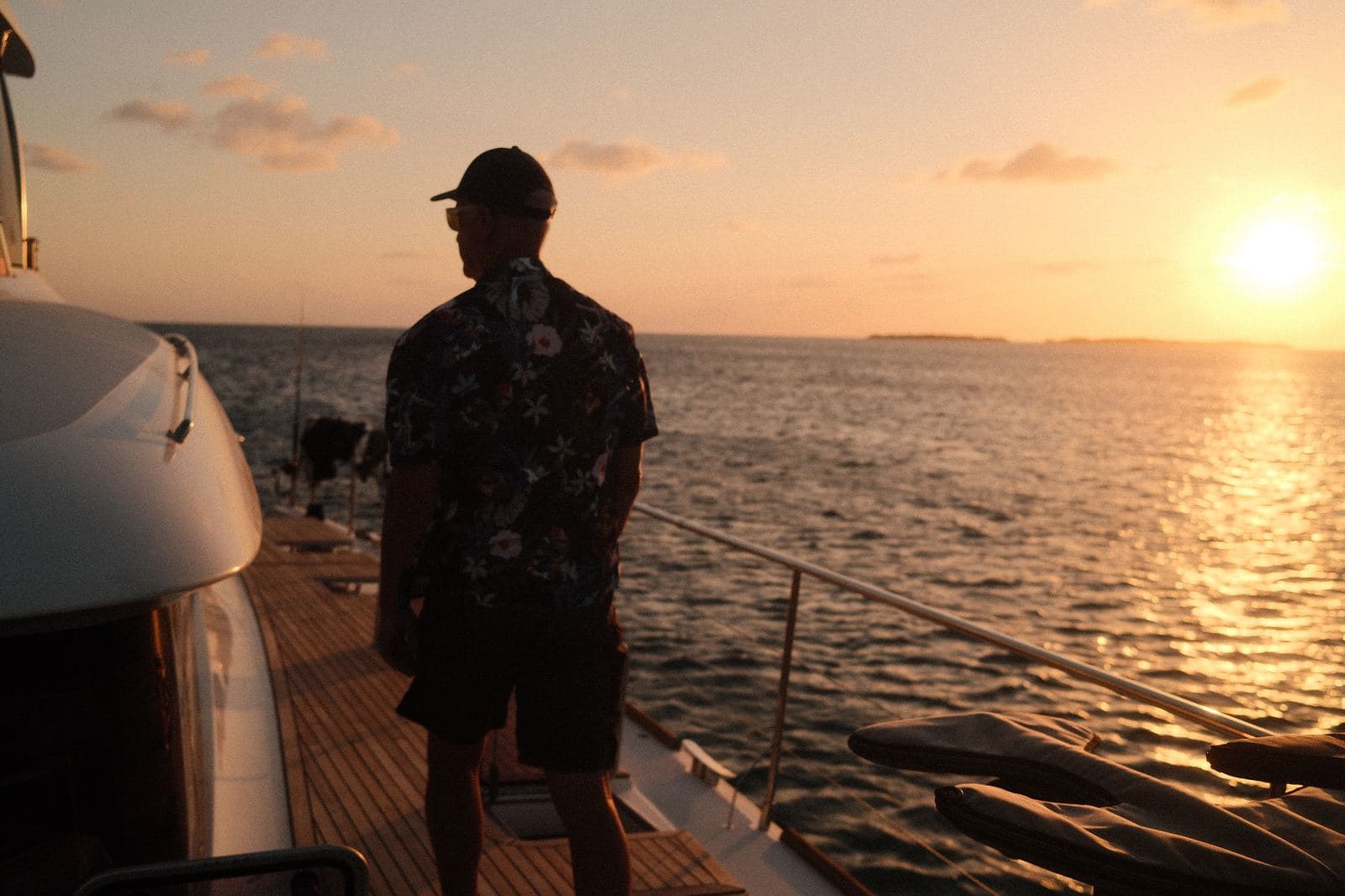 Golden hour — on deck