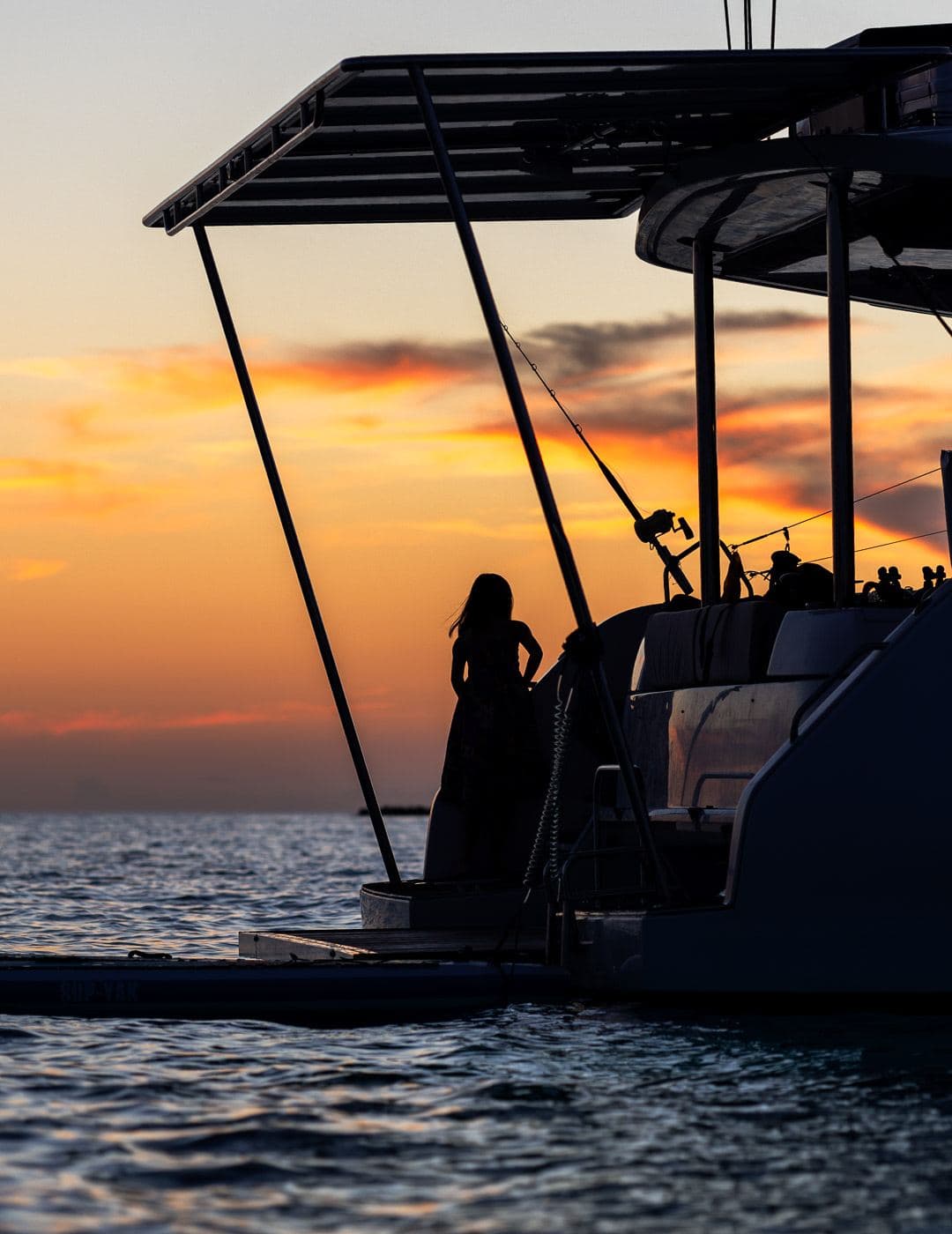 Silhouette at sunset